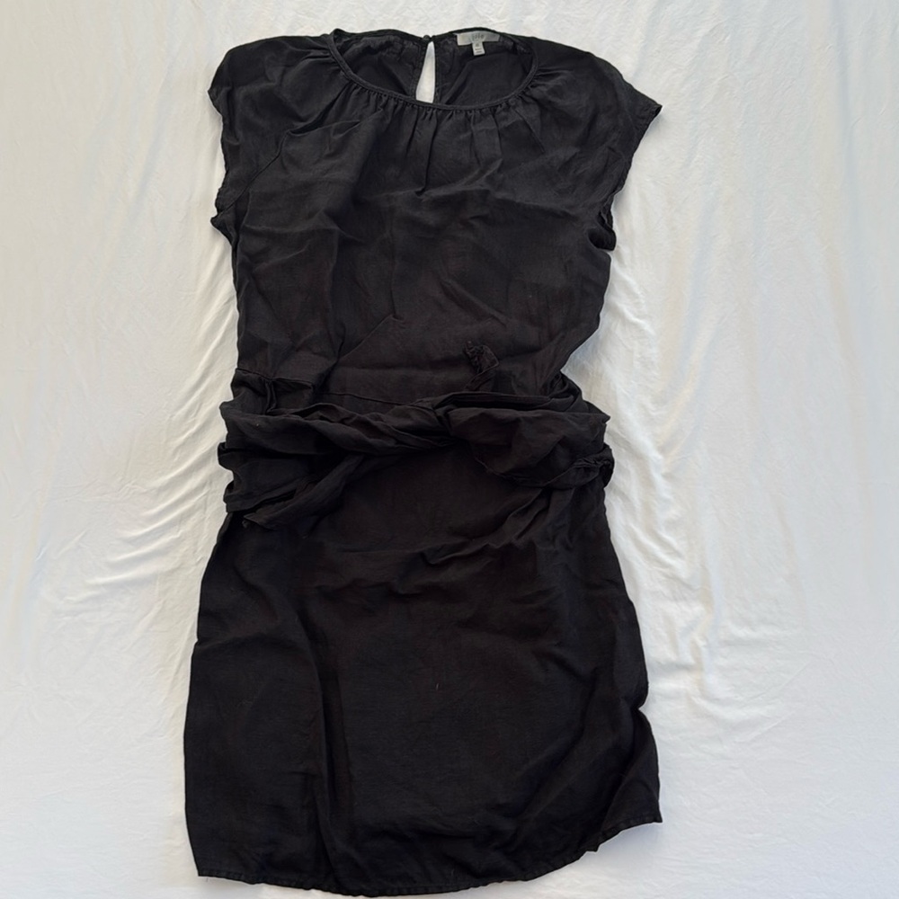 Joie black wrap dress